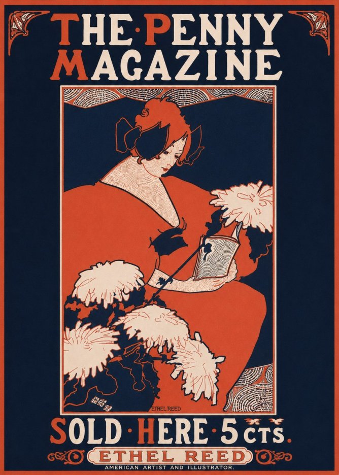 Ethel Reed The Penny Magazine No2 - Póster