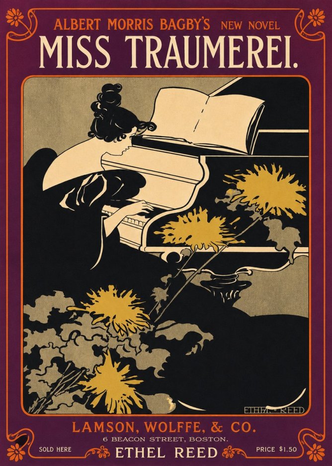 Ethel Reed Miss Traumerei. No2 - Póster