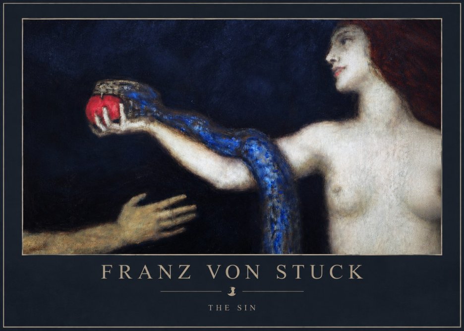 Franz von Stuck The Sin I No3 - Póster