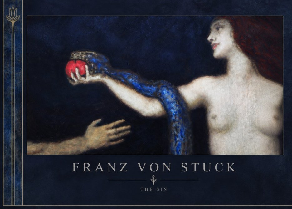 Franz von Stuck The Sin I No6 - Póster