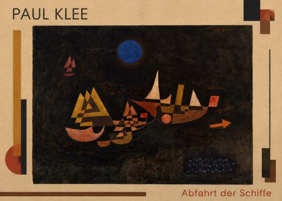 Paul Klee Abfahrt Der Schiffe No1 - Póster