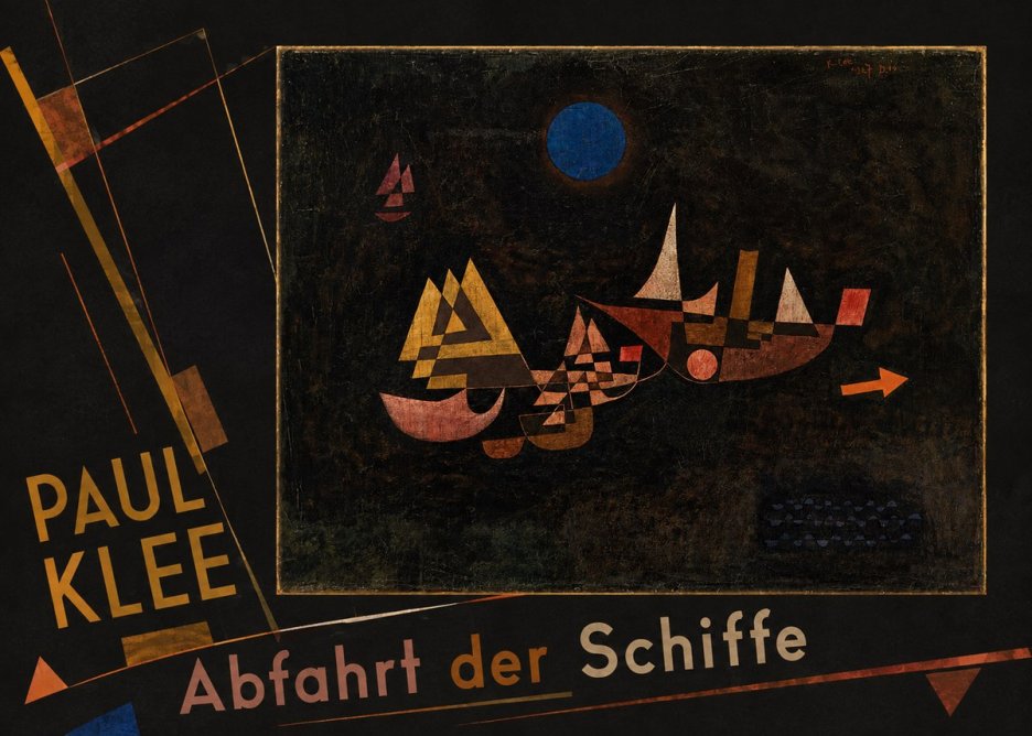 Paul Klee Abfahrt Der Schiffe No5 - Póster
