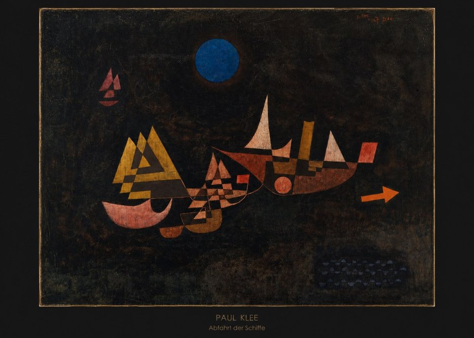 Paul Klee Abfahrt Der Schiffe No6 - Póster