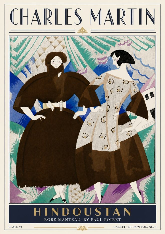Charles Martin Hindoustan No5 - Póster