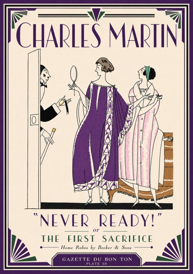 Charles Martin Never Ready! or the First Sacrifice No6 - Póster