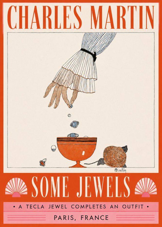 Charles Martin Some Jewels No2 - Póster