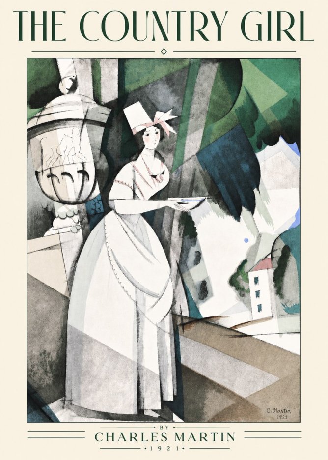 Charles Martin The Country Girl No4 - Póster