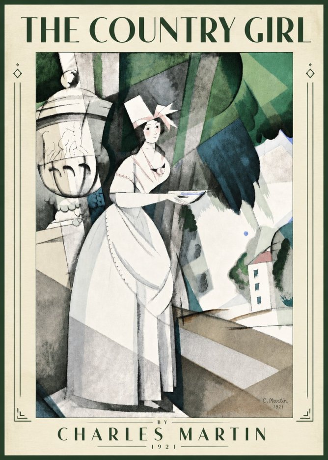 Charles Martin The Country Girl No5 - Póster