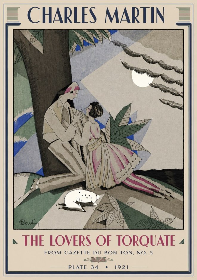 Charles Martin The Lovers of Torquate No3 - Póster
