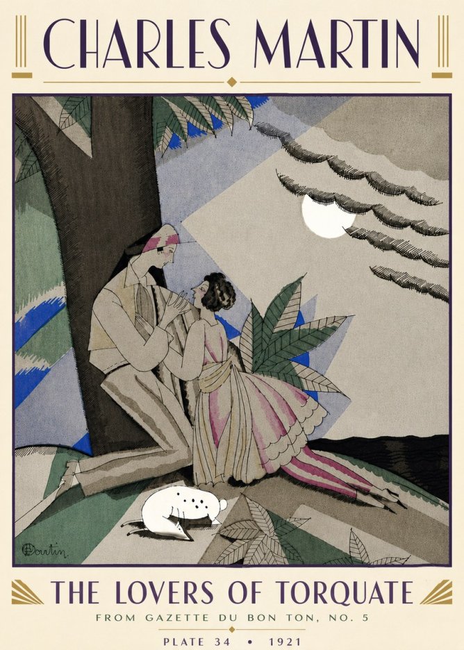 Charles Martin The Lovers of Torquate No5 - Póster