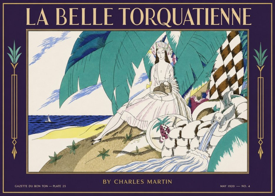 Charles Martin La Belle Torquatienne No2 - Póster