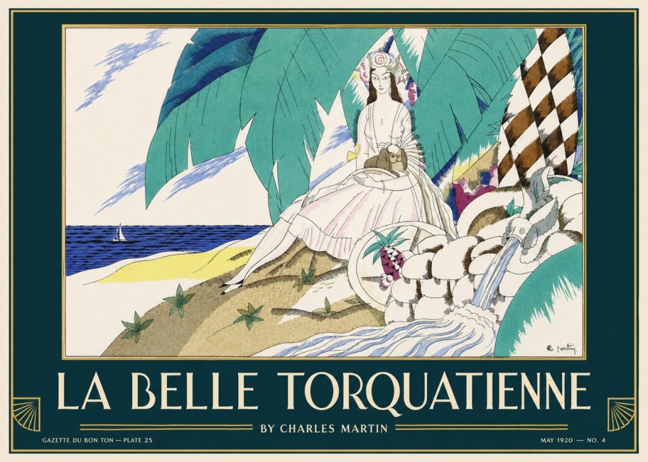 Charles Martin La Belle Torquatienne No3 - Póster