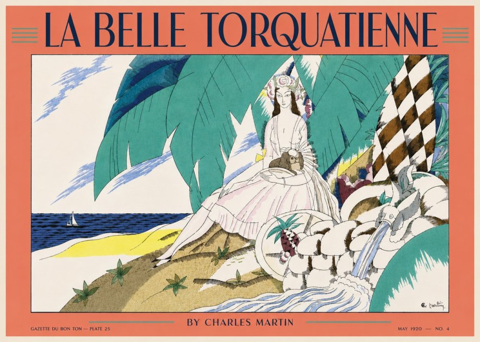 Charles Martin La Belle Torquatienne No4 - Póster