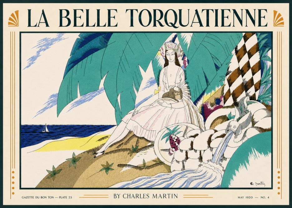 Charles Martin La Belle Torquatienne No6 - Póster