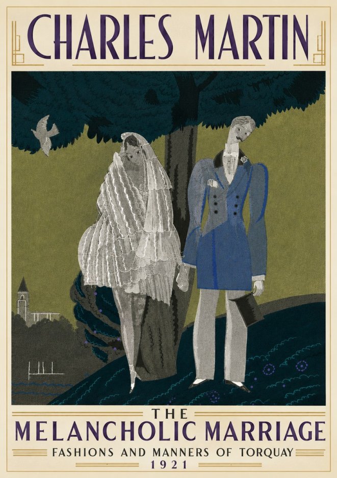 Charles Martin The Melancholic Marriage No4 - Póster