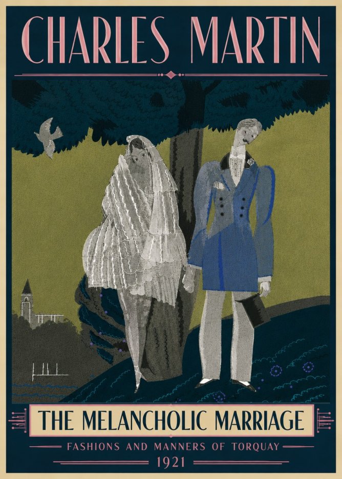 Charles Martin The Melancholic Marriage No6 - Póster