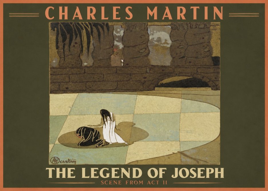 Charles Martin The Legend of Joseph - Scene from Act Ii No2 - Póster