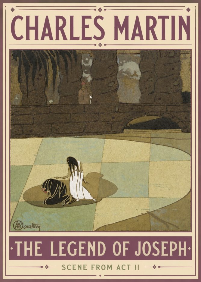 Charles Martin The Legend of Joseph - Scene from Act Ii No5 - Póster