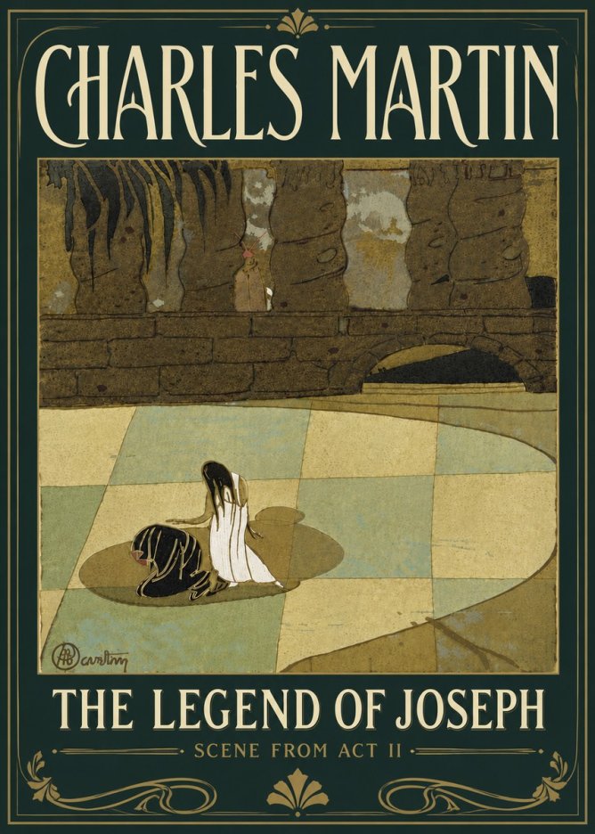 Charles Martin The Legend of Joseph - Scene from Act Ii No6 - Póster