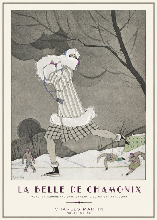 Charles Martin La Belle De Chamonix No1 - Póster