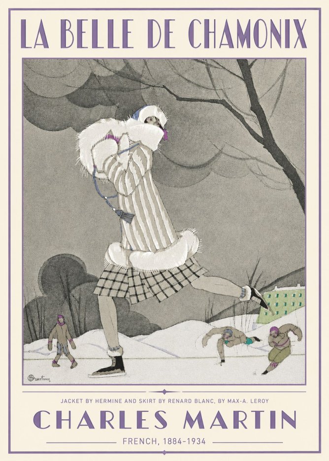 Charles Martin La Belle De Chamonix No3 - Póster