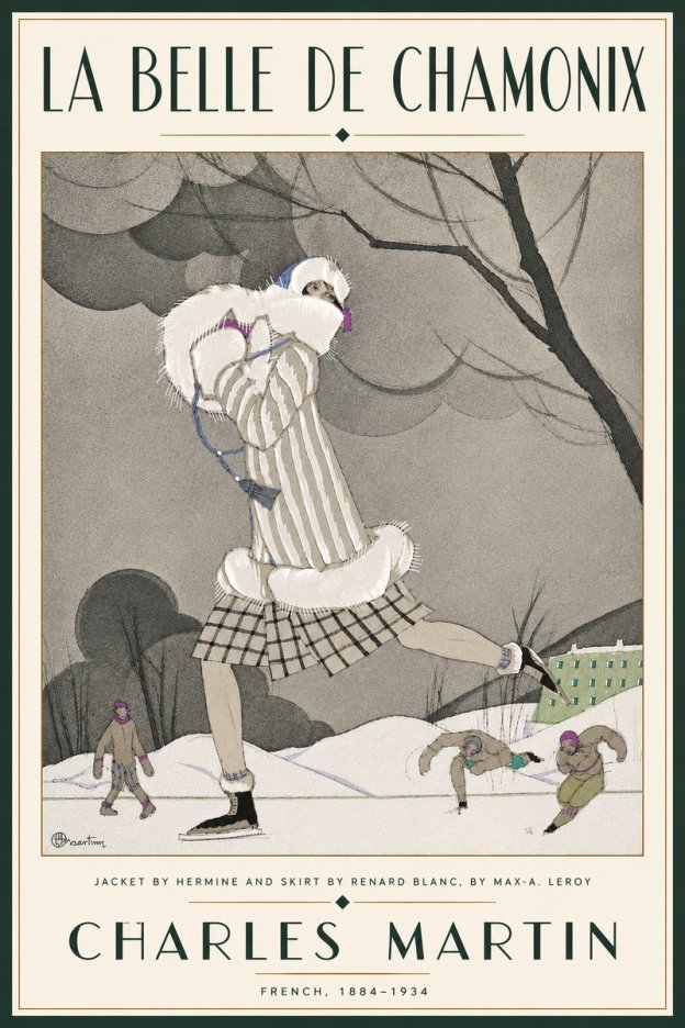 Charles Martin La Belle De Chamonix No6 - Póster