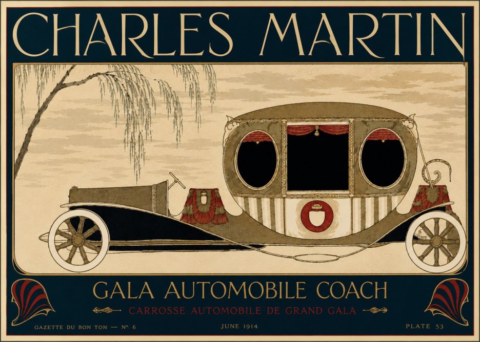 Charles Martin Gala Automobile Coach No6 - Póster