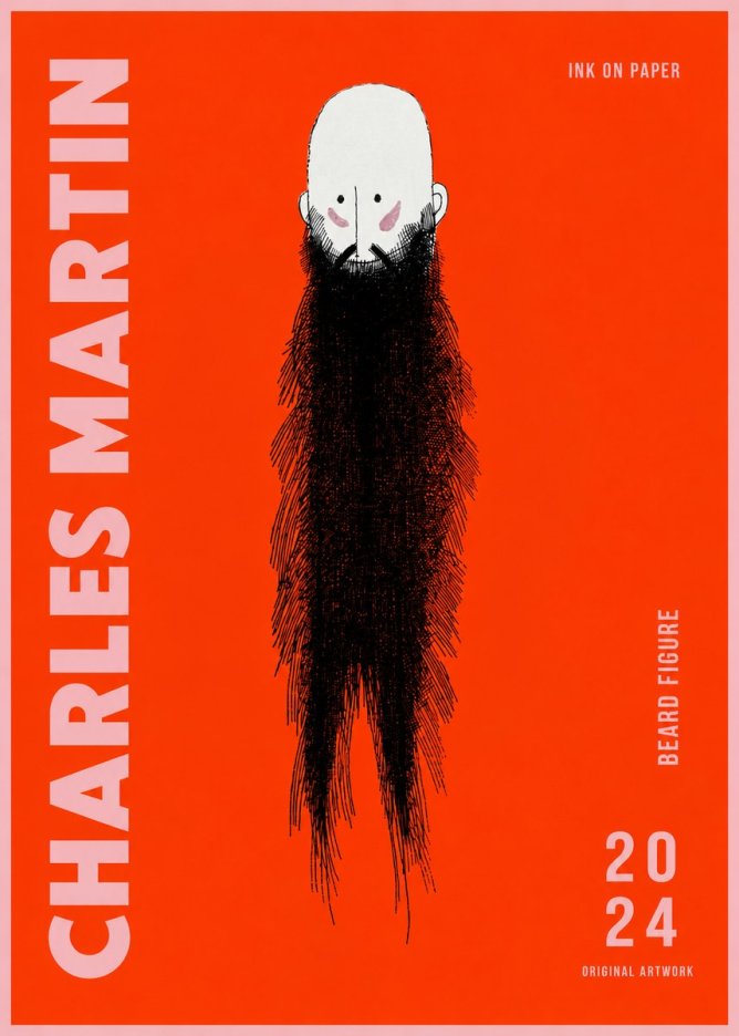 Charles Martin Beard Figure No2 - Póster