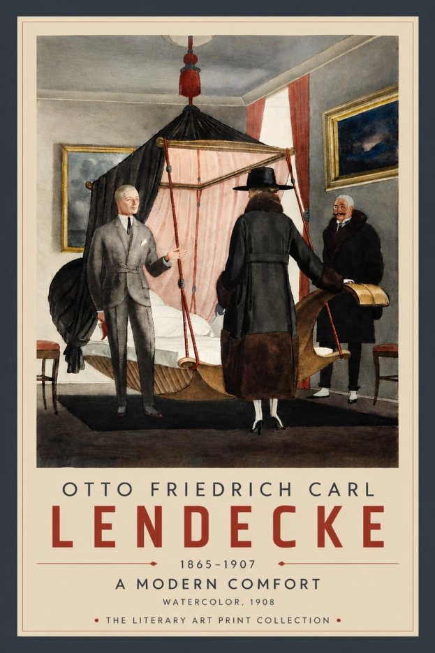 Otto Friedrich Carl Lendecke A Modern Comfort No6 - Póster