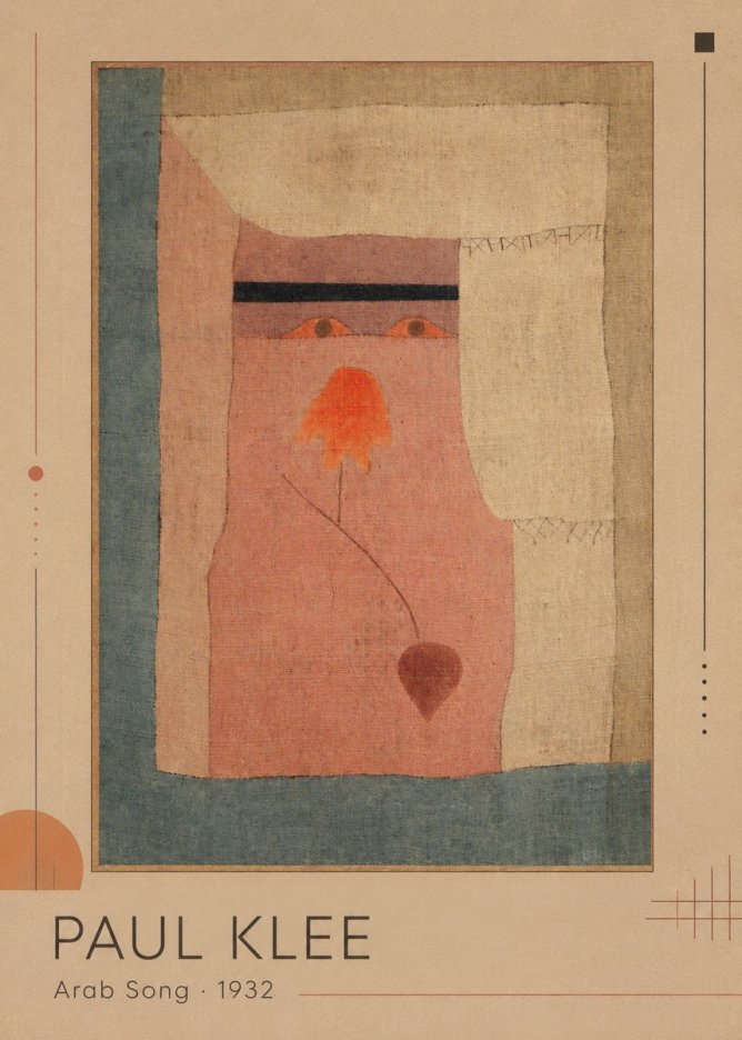 Paul Klee Arab Song No1 - Póster