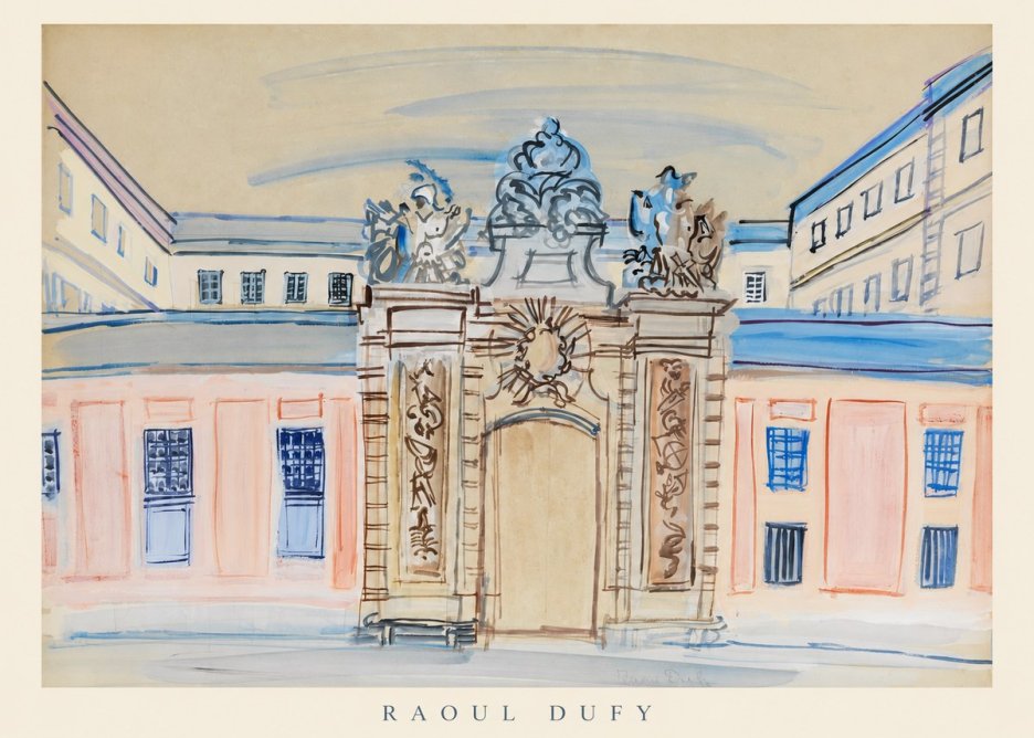 Raoul Dufy Versailles, the Grand Trianon No6 - Póster