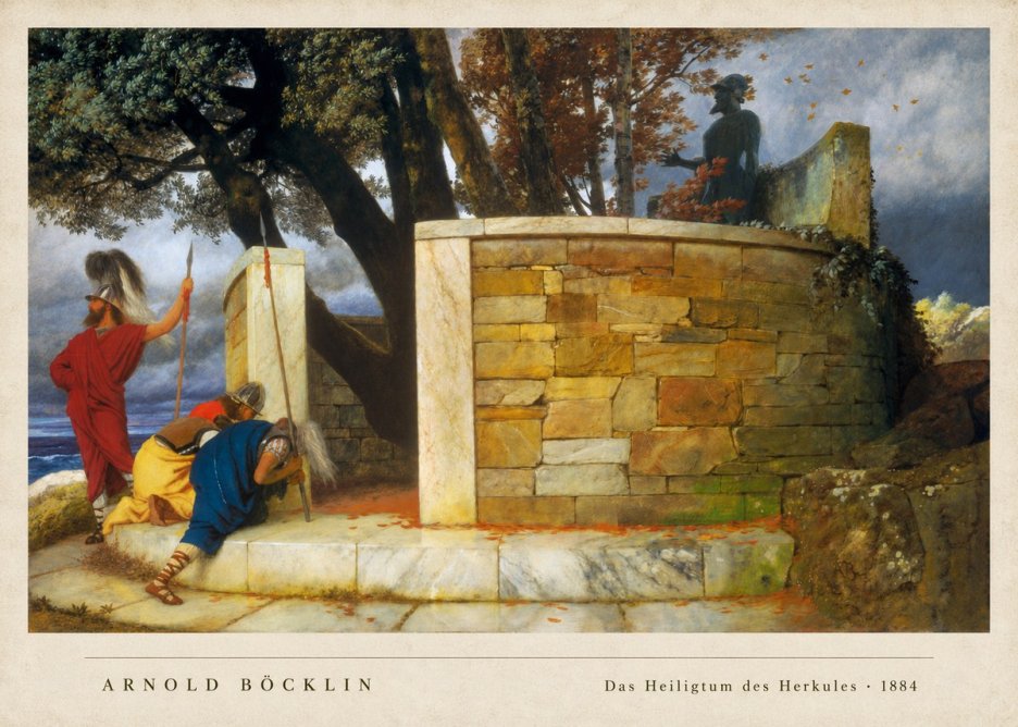 Arnold Böcklin Das Heiligtum Des Herkules I No2 - Póster