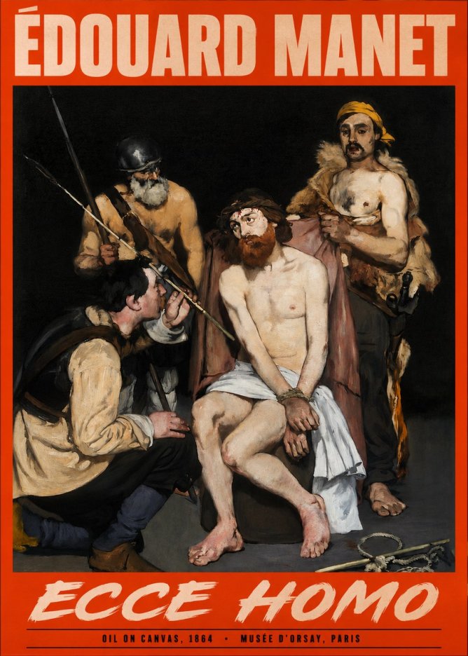 Édouard Manet Ecce Homo No2 - Póster