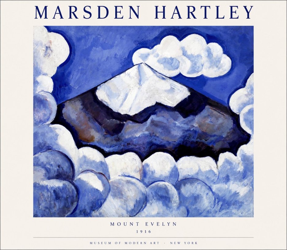 Marsden Hartley Mount Evelyn No1 - Póster