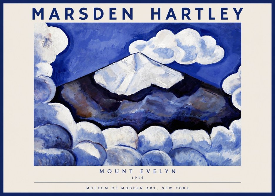 Marsden Hartley Mount Evelyn No2 - Póster