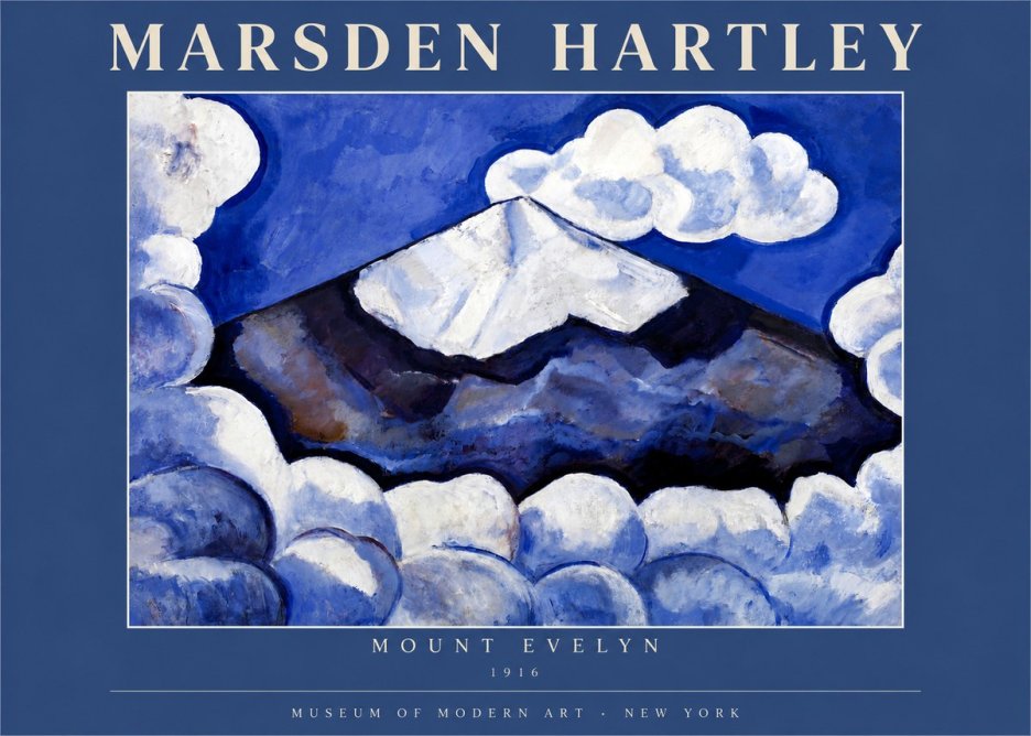 Marsden Hartley Mount Evelyn No3 - Póster