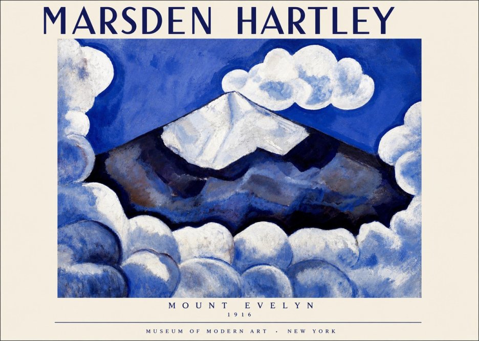 Marsden Hartley Mount Evelyn No4 - Póster