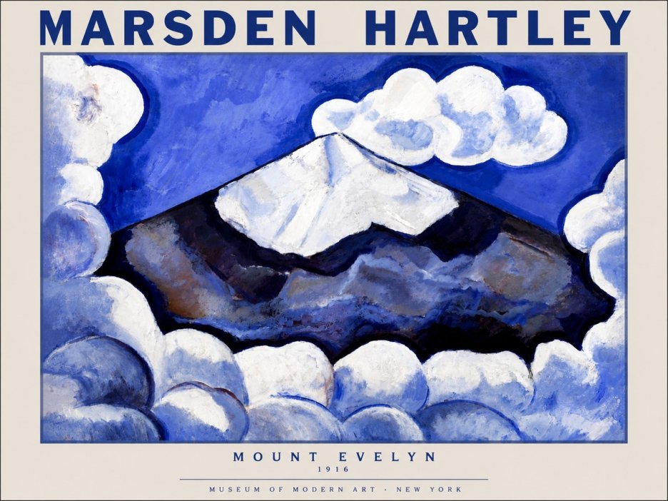 Marsden Hartley Mount Evelyn No5 - Póster
