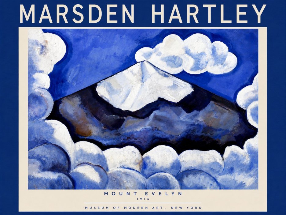 Marsden Hartley Mount Evelyn No6 - Póster