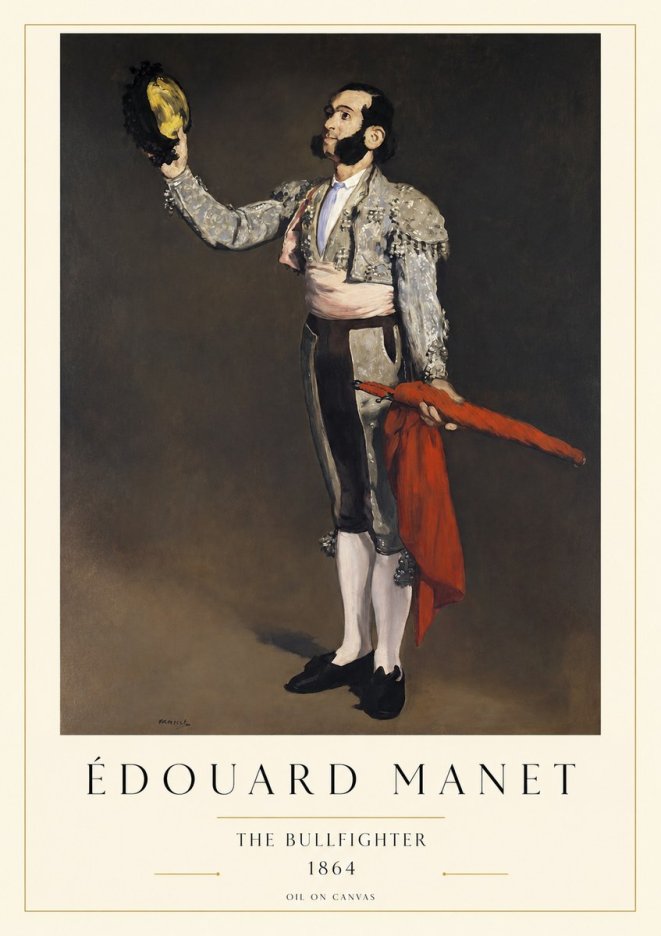 Édouard Manet The Bullfighter No1 - Póster