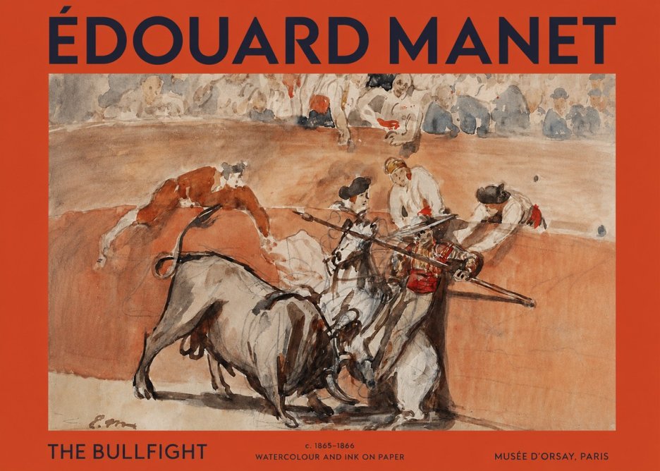 Édouard Manet The Bullfight I No2 - Póster