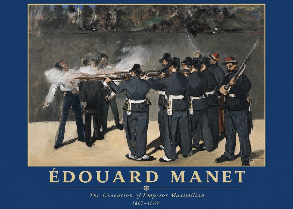 Édouard Manet The Execution of Emperor Maximilian No2 - Póster