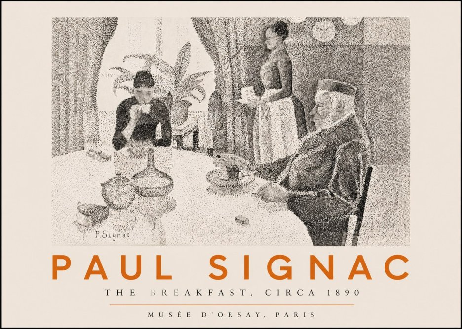 Signac The Breakfast No3 - Póster