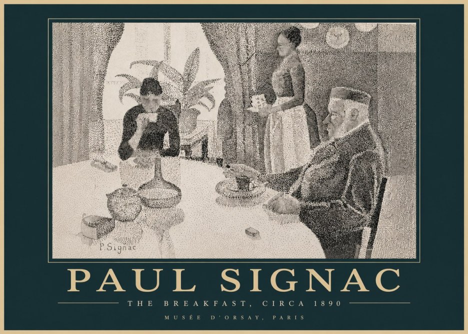 Signac The Breakfast No4 - Póster