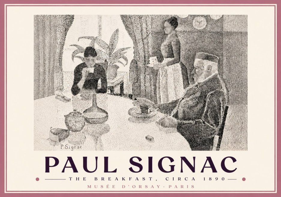 Signac The Breakfast No5 - Póster