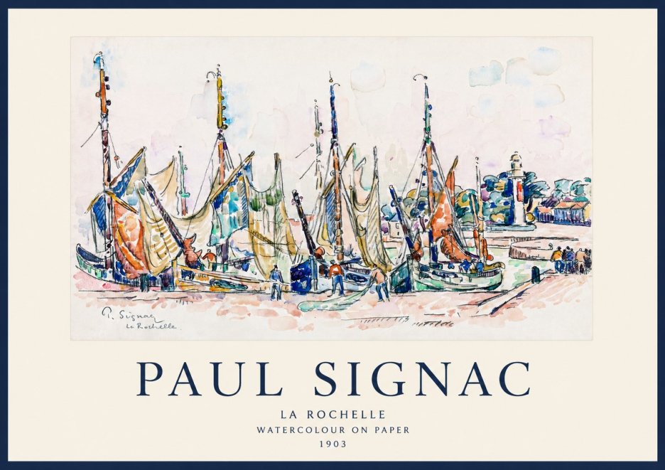 Signac La Rochelle I No1 - Póster