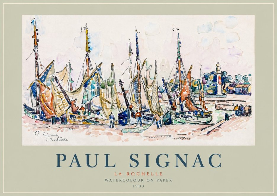 Signac La Rochelle I No2 - Póster