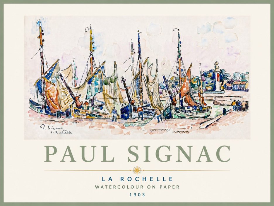 Signac La Rochelle I No6 - Póster