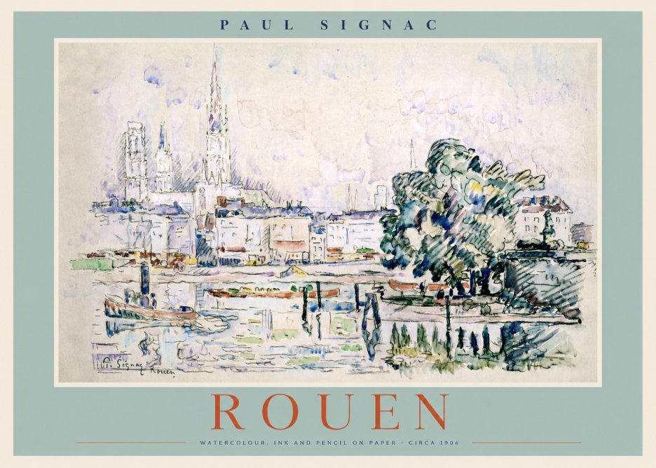 Signac Rouen No2 - Póster