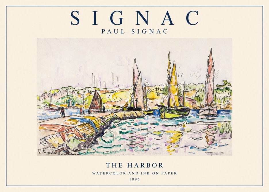 Signac The Harbor I No1 - Póster